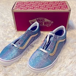 New with tags & box, Vans old Skool ombré glitter shoes
